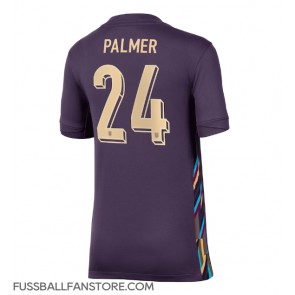 England Cole Palmer #24 Replik Auswärtstrikot Damen EM 2024 Kurzarm